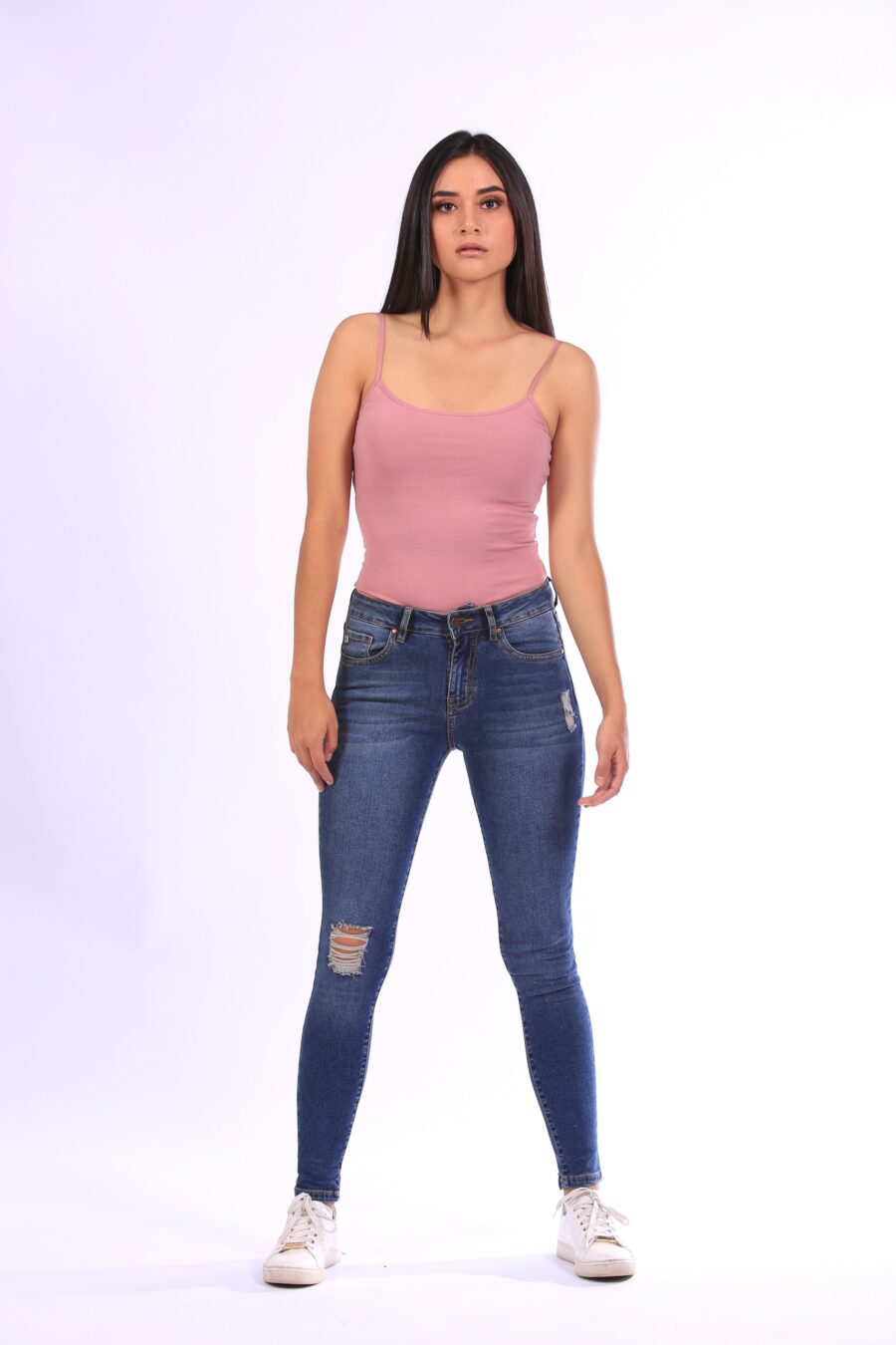 Jeans Moda Slim Rotos