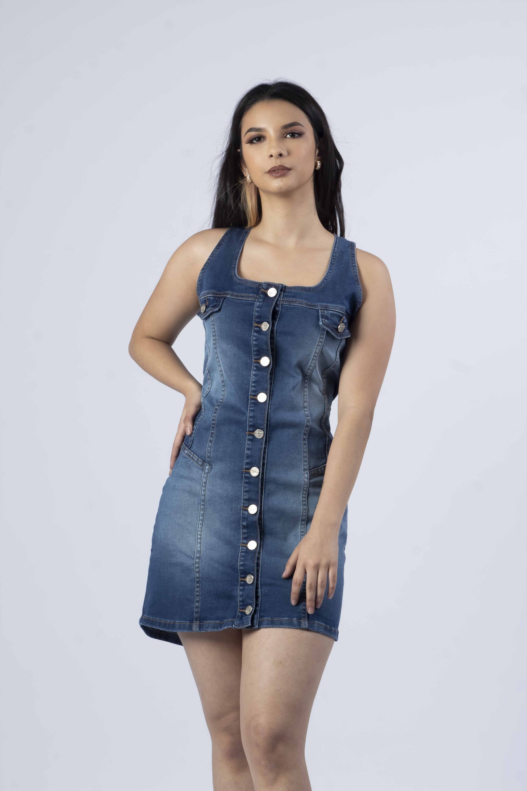 más vacío fuego Vestidos Jean Moda – La Casa del Jean